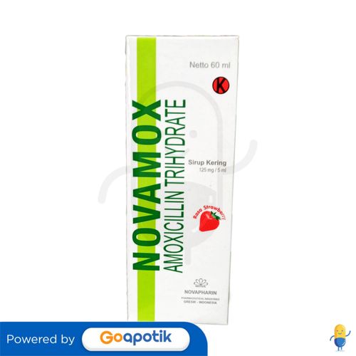 NOVAMOX 125 MG/5 ML DRY SYRUP 60 ML