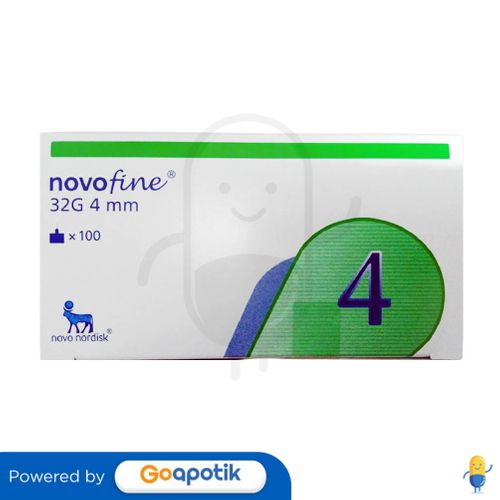 NOVOFINE NEEDLE 32G 4MM BOX 100 PCS