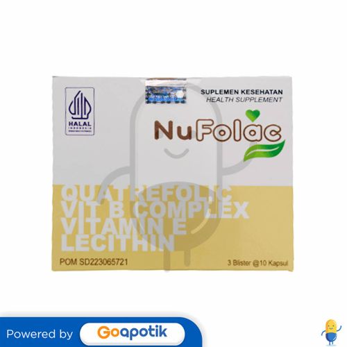 NUFOLAC BOX ISI 30 KAPSUL