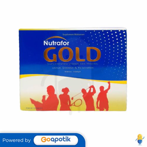 NUTRAFOR GOLD STRIP 4 KAPSUL