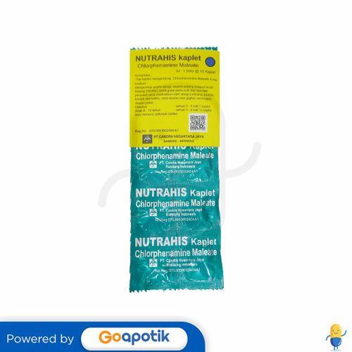 NUTRAHIS 4 MG STRIP 10 KAPLET