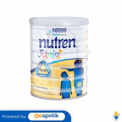 NUTREN JUNIOR SUSU BUBUK ANAK USIA 1-10 TAHUN 800 GRAM KALENG