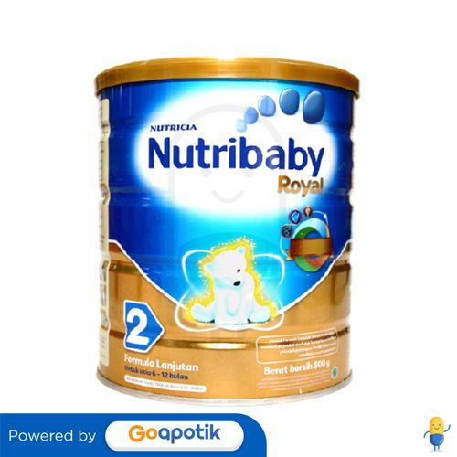 NUTRIBABY ROYAL 2 USIA 6-12 BULAN 800 GRAM KALENG