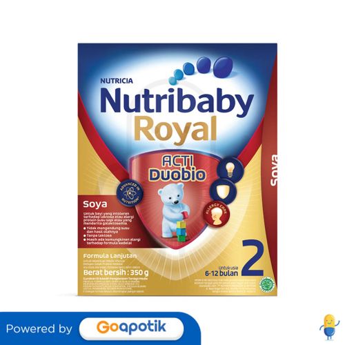 NUTRIBABY ROYAL SOYA 2 6-12 BULAN 350 GRAM