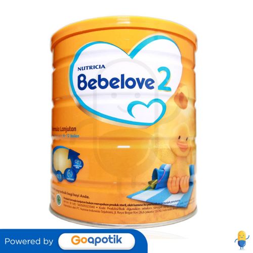 NUTRICIA BEBELOVE 2 USIA 6-12 BULAN 800 GRAM KALENG