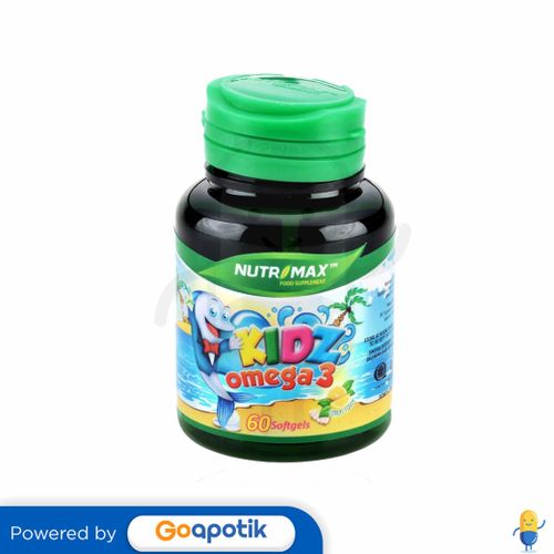 NUTRIMAX KIDZ OMEGA 3 BOTOL 60 KAPSUL