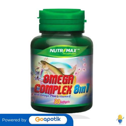 NUTRIMAX OMEGA COMPLEX BOTOL 30 KAPSUL Kegunaan, Efek Samping, Dosis
