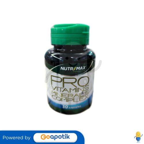 NUTRIMAX PRO VITAMIN MINERAL COMPLEX BOTOL 30 KAPSUL