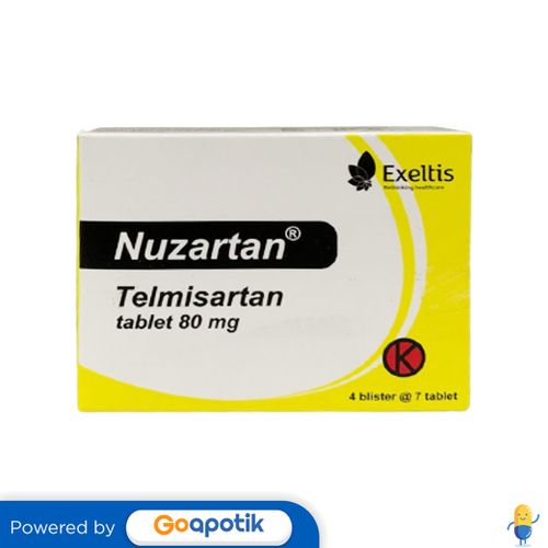 NUZARTAN 80 MG BOX 28 TABLET