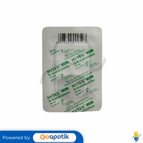 NYTEX 200 MG STRIP 10 KAPLET