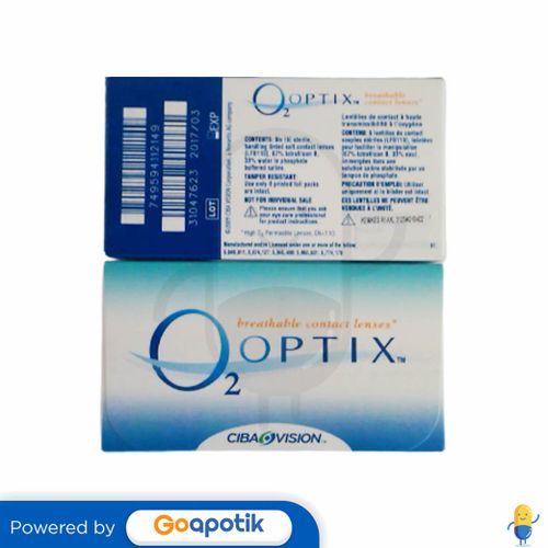 O2 OPTIX SILICONE HYDROGEL MONTHLY CLEAR LENS (-5.00) BENING