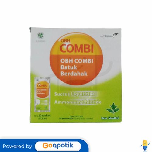 OBH COMBI BATUK BERDAHAK RASA MENTHOL 7.5 ML BOX 20 SACHET