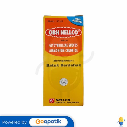 OBH NELLCO BATUK BERDAHAK SYRUP RASA MENTHOL 55 ML