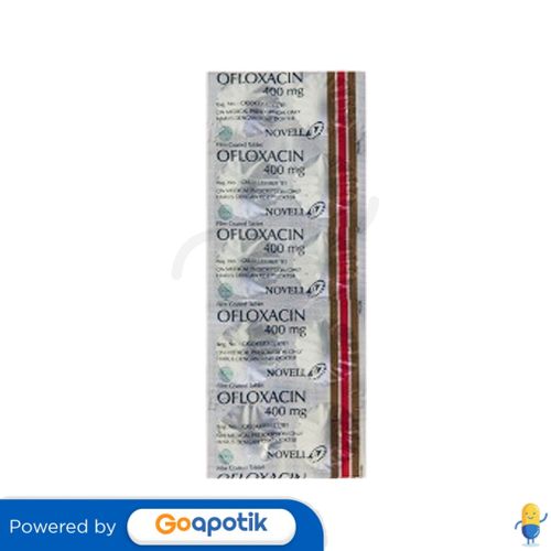 OFLOXACIN NOVELL 400 MG STRIP 10 TABLET