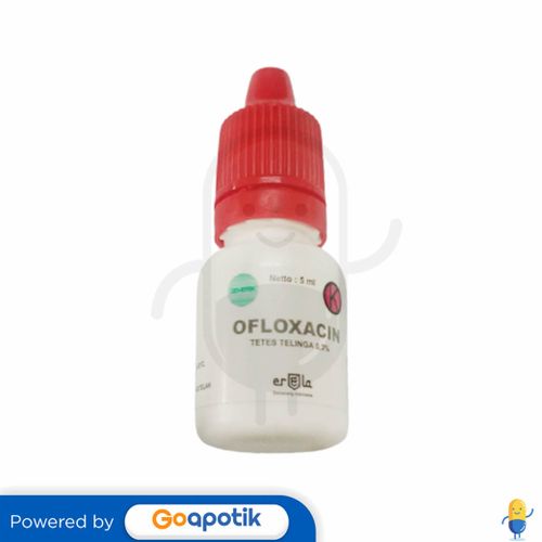 OFLOXACIN ERELA 0.3% TETES TELINGA 5 ML