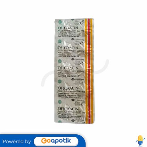 OFLOXACIN NOVELL 200 MG STRIP 10 TABLET