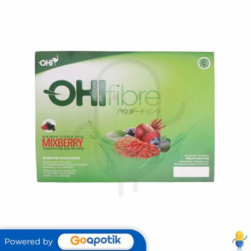 OHIFIBRE MINUMAN SERBUK RASA MIXBERRY 15 GRAM BOX 15 SACHET