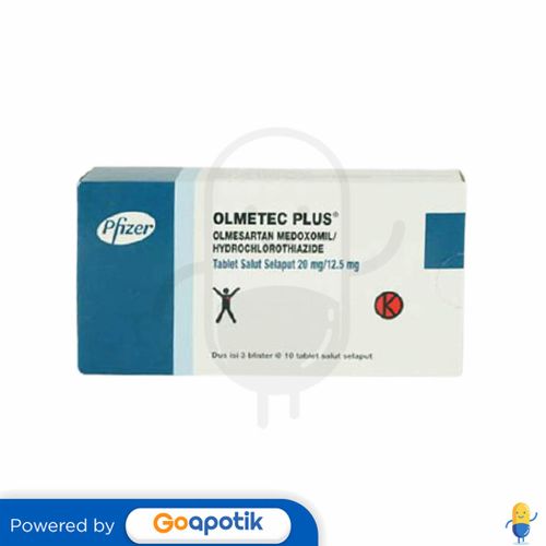 OLMETEC PLUS 20/12.5 MG BOX 30 TABLET