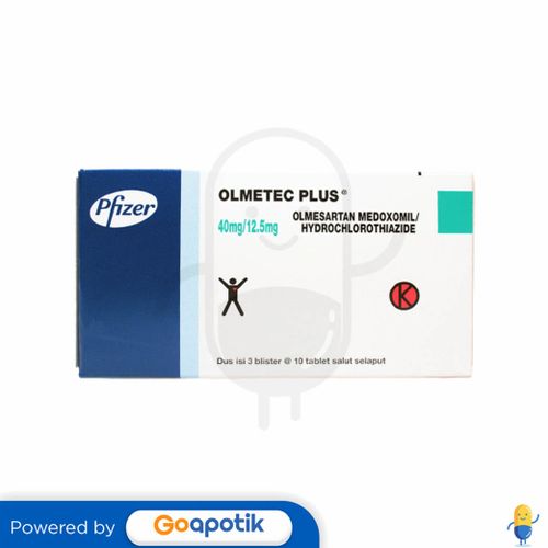 OLMETEC PLUS 40 MG/12.5 MG BOX 30 TABLET