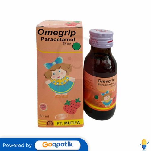 OMEGRIP 120 MG/5 ML SYRUP RASA STRAWBERRY 60 ML