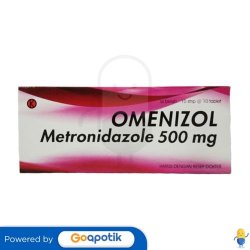 OMENIZOL 500 MG BOX 100 TABLET