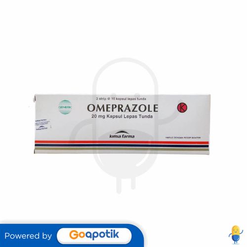 OMEPRAZOLE KIMIA FARMA 20 MG BOX 30 KAPSUL