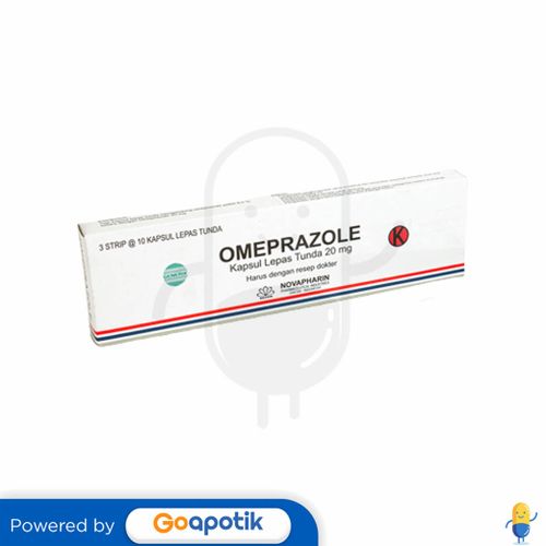 OMEPRAZOLE NOVAPHARIN 20 MG BOX 100 KAPSUL