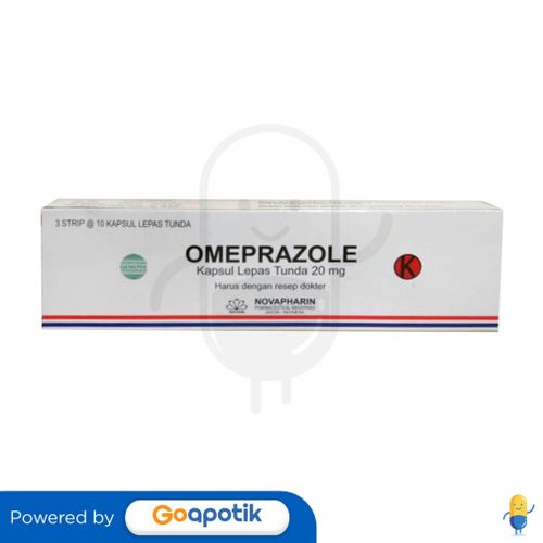 OMEPRAZOLE NOVAPHARIN 20 MG BOX 30 KAPSUL