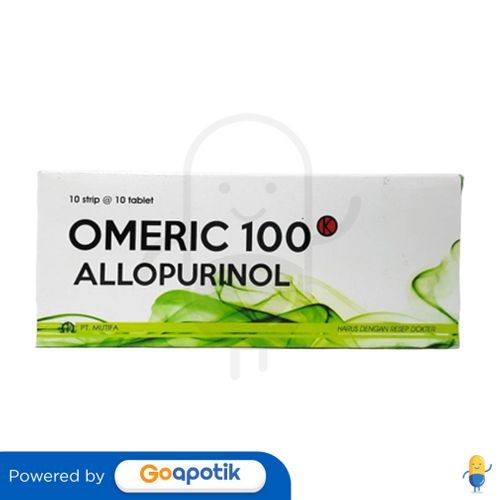 OMERIC 100 MG BOX 100 TABLET