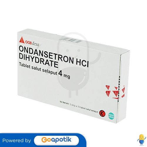 ONDANSETRON HCL DIHYDRATE OGB DEXA MEDICA 4 MG BOX 30 TABLET