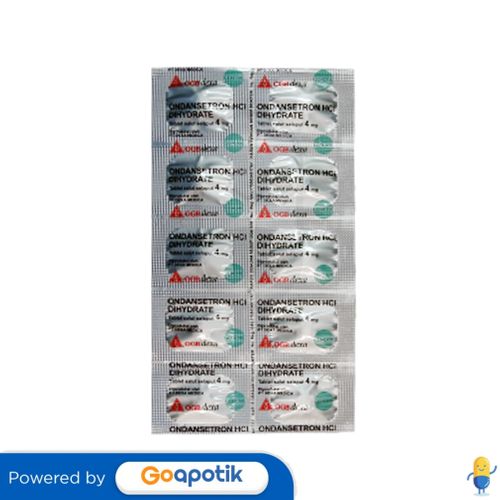 ONDANSETRON HCL DIHYDRATE OGB DEXA MEDICA 4 MG TABLET / MUAL MUNTAH