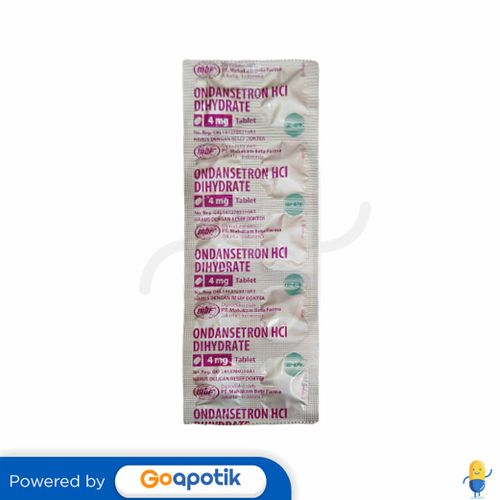 ONDANSETRON HCL DIHYDRATE MAHAKAM 4 MG TABLET