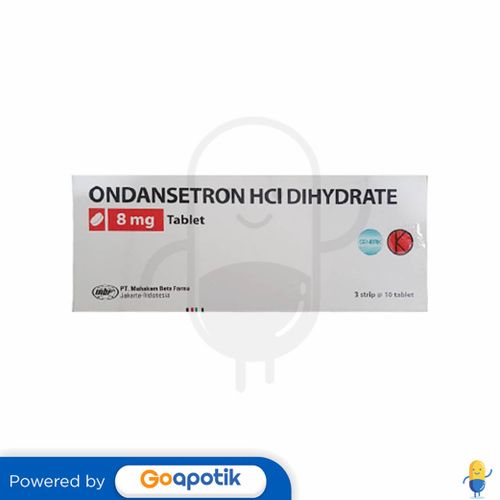 ONDANSETRON HCL DIHYDRATE MAHAKAM 8 MG BOX 30 TABLET