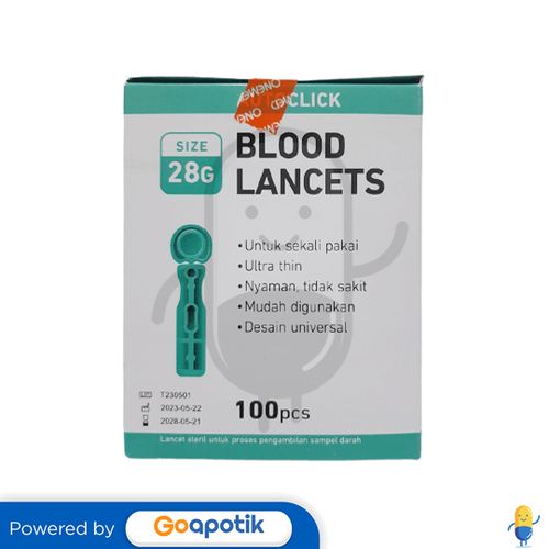 ONEMED BLOOD LANCET 28G BOX 100 PCS Kegunaan, Efek Samping, Dosis dan