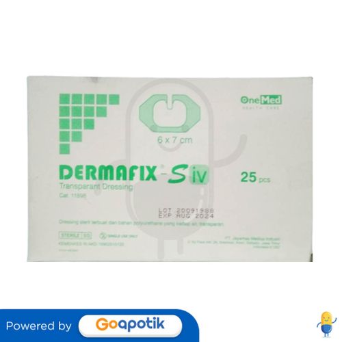 ONEMED DERMAFIX-S IV 6 X 7 CM BOX 25 PCS