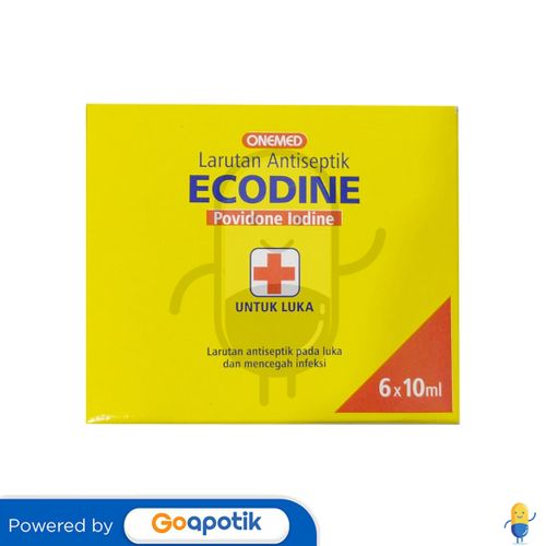 ONEMED ECODINE 10 ML BOX 6 BOTOL