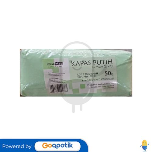 ONEMED KAPAS PUTIH PACK 50 GRAM