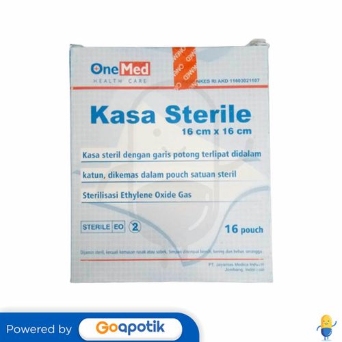 ONEMED KASA STERIL 16X16 BOX 16 PCS