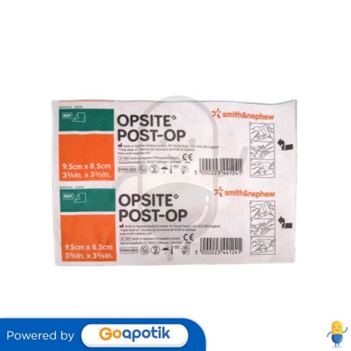 OPSITE POST OP 9.5 CM X 8.5 CM PIECE