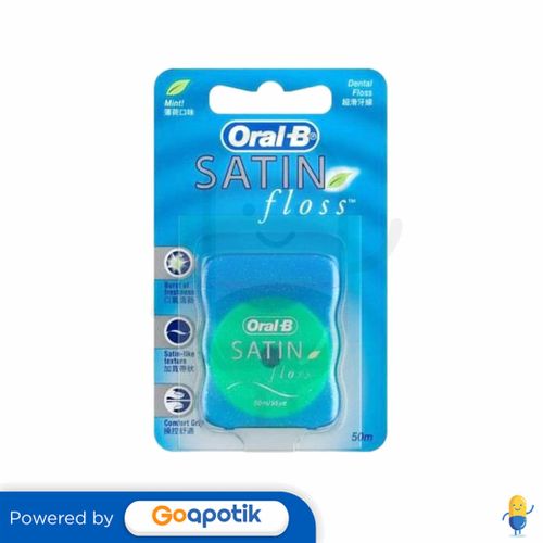 ORAL-B MINT SATIN FLOSS 50M - Kegunaan, Efek Samping, Dosis Dan Aturan ...