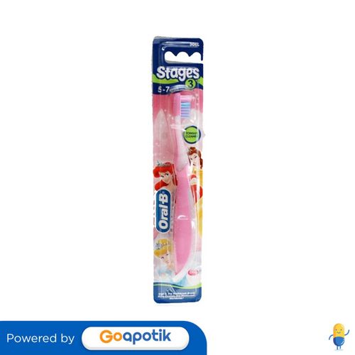 ORAL B SIKAT GIGI STAGES 3 SOFT 5 - 7 YEARS