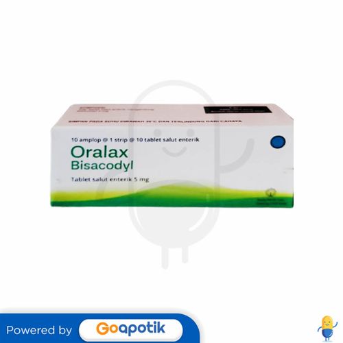 ORALAX 5 MG BOX 100 TABLET