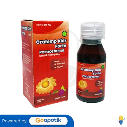 ORATEMP KIDS FORTE 160 MG/5 ML SYRUP 60 ML