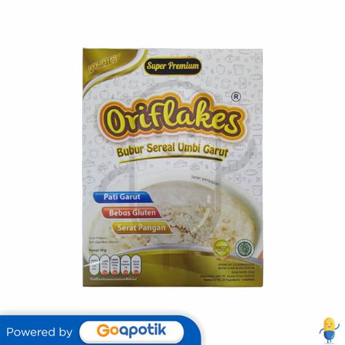 ORIFLAKES BUBUR SEREAL UMBI GARUT PLAIN 350 GRAM BOX