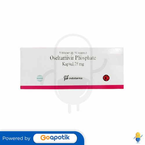 OSELTAMIVIR INDOFARMA 75MG BOX 10 KAPSUL