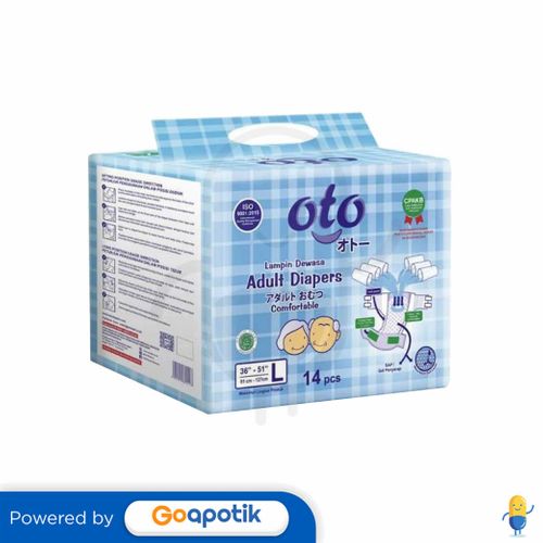 OTO ADULT DIAPER BIRU SIZE L 14