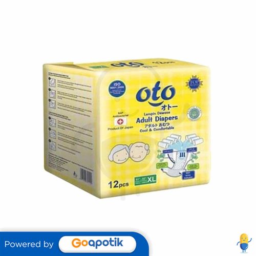 OTO ADULT DIAPER KUNING SIZE XL 12