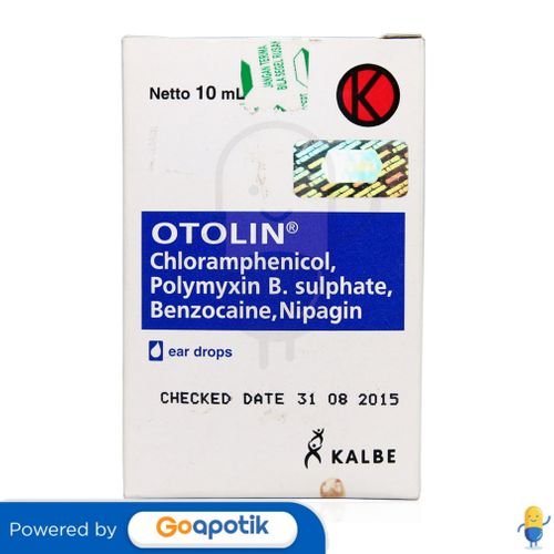 OTOLIN EAR DROPS ISI 10 ML BOTOL