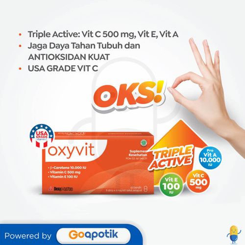 OXYVIT BOX 30 KAPLET / VITAMIN A, C & E