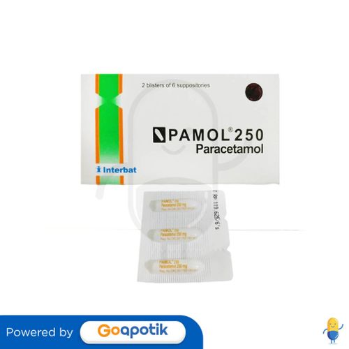 PAMOL 250 MG BOX 12 SUPPOSITORIA